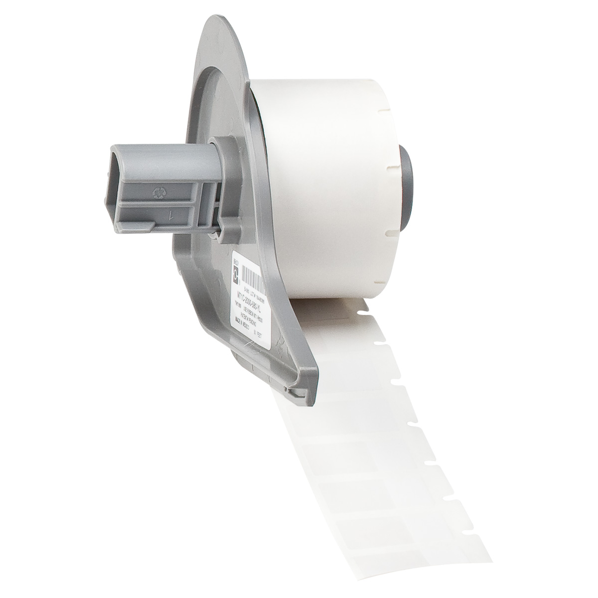 Brady White, Transparent Label, 12.7 mm Width, 500 Per Pack Qty, 12.7 mm