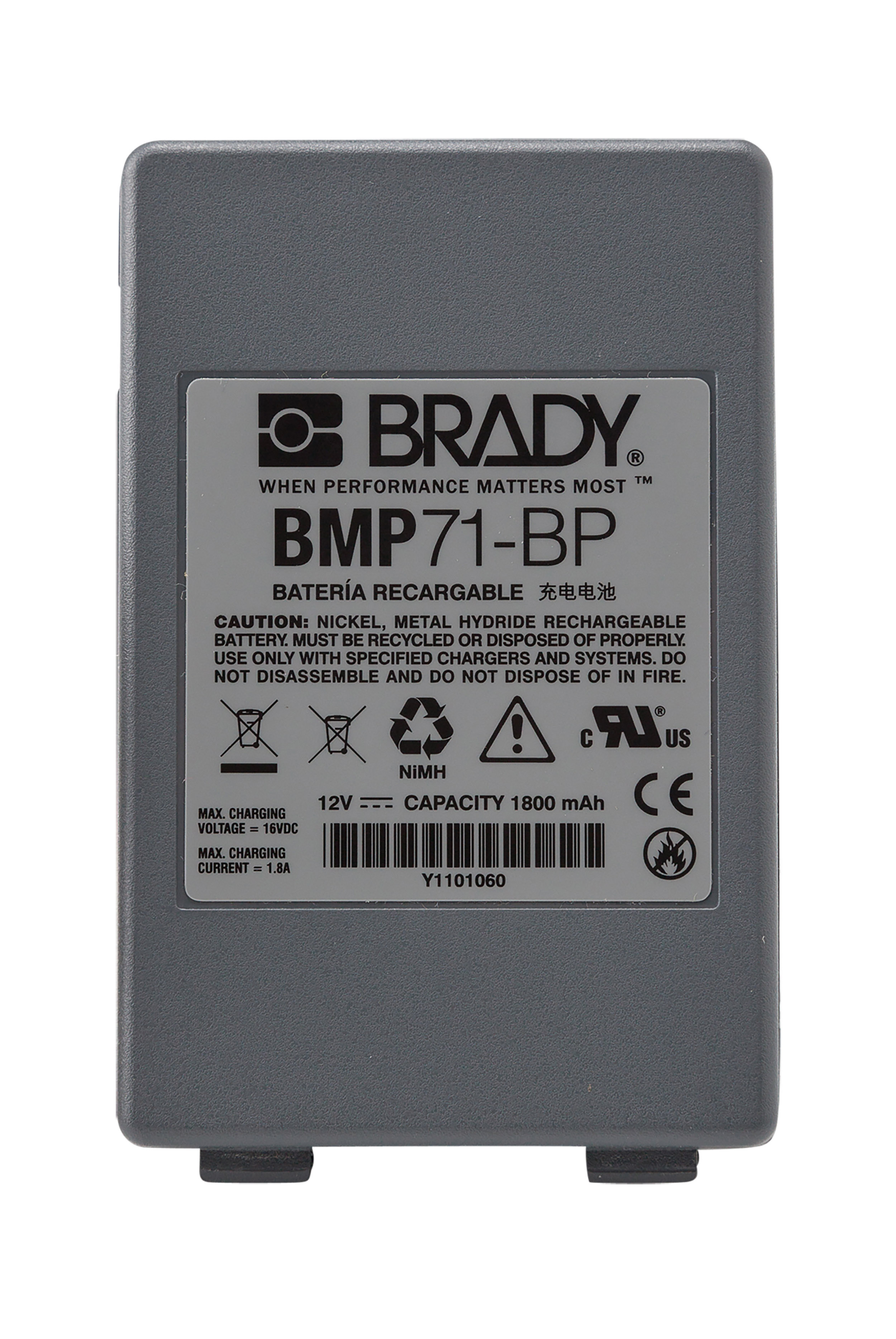 Brady Battery Battery Pack for use with BMP71 Printers
