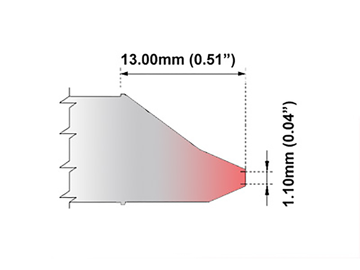 Thermaltronics Desoldering Gun Tip for use with DS80 & DSV80 Desoldering Irons