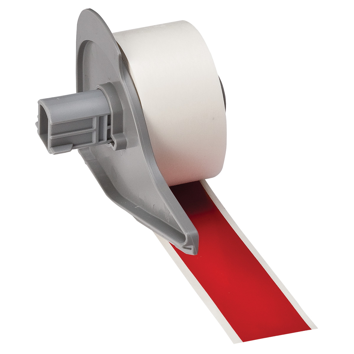 Brady Black on Red Cable Labels, 15.24 m Length, 25.4 mm Width, 25.4 mm Label Width