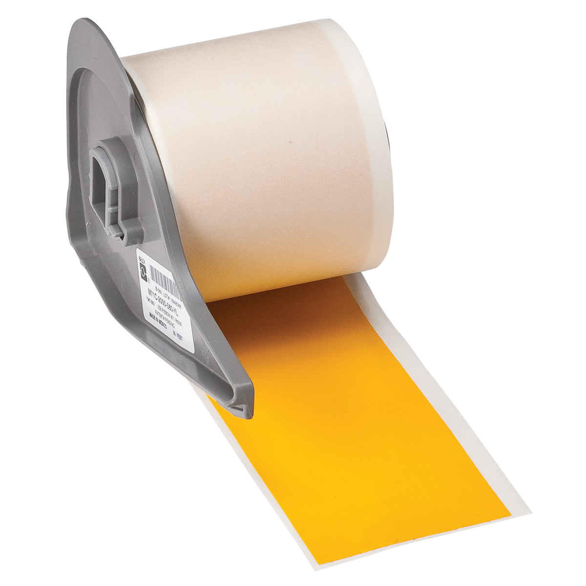 Brady Black on Yellow Cable Labels, 15.24 m Length, 50.8 mm Width, 50.8 mm Label Width