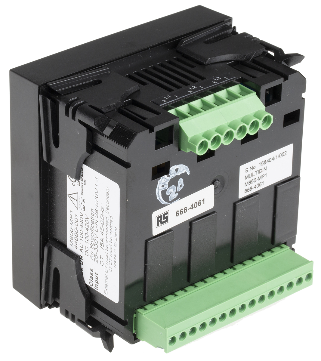 m850-mp1 HOBUT M850 LED Digital Panel Multifunction Meter for Current, Voltage, Frequency, Power,  96 mm  x 96 mm