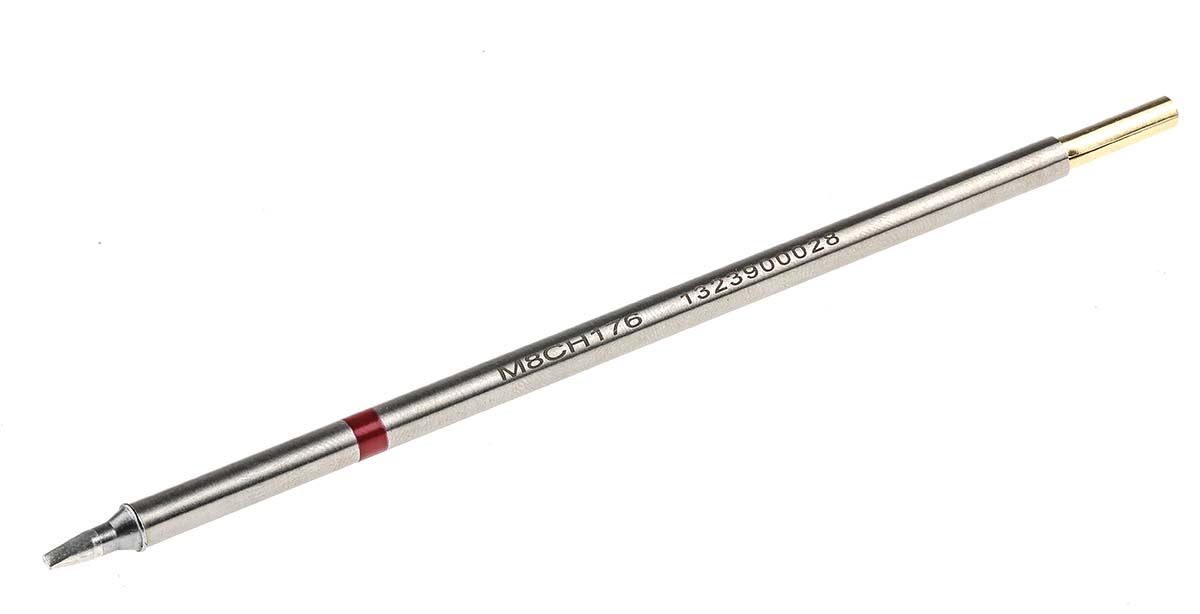 Thermaltronics 1.78 mm Straight Chisel 10 mm Soldering Iron Tip for use with MX5200, MX-5000, TMT-9000S-2, MX-500,