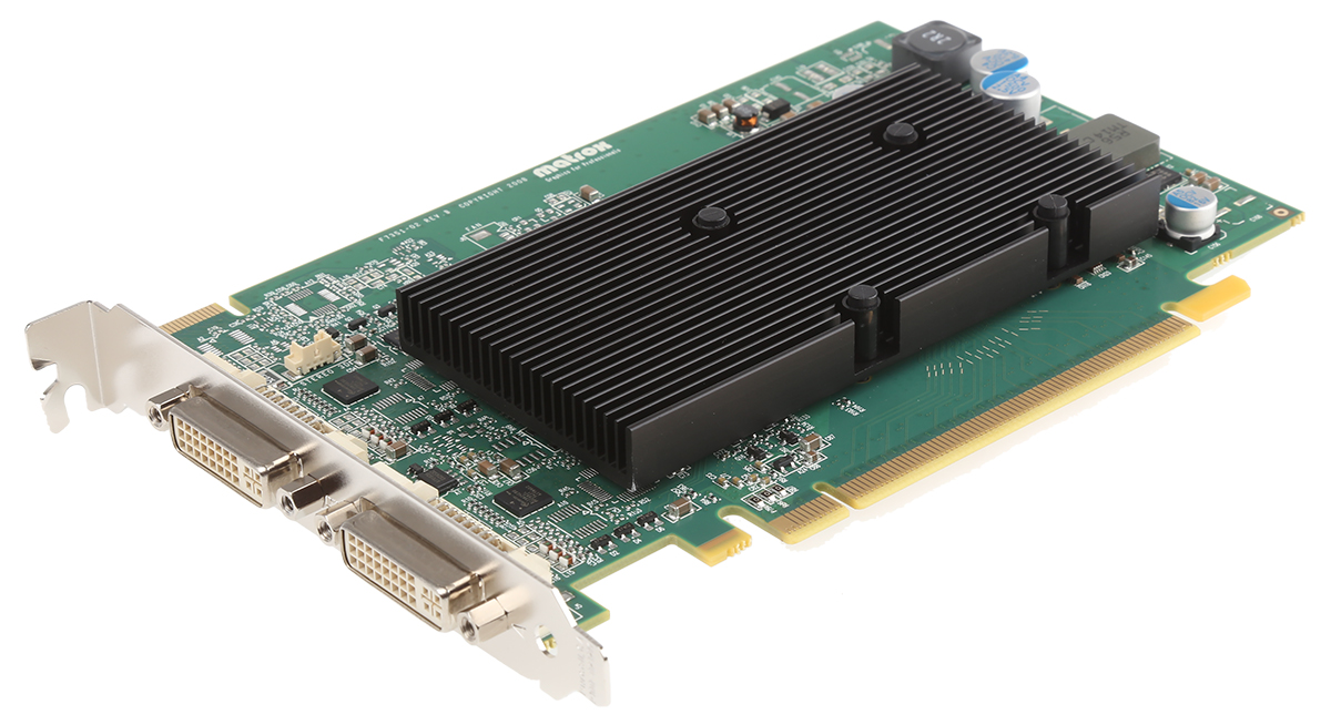 Matrox PCIe x16 512 MB Memory Graphics Card M Series, DVI Output DDR2