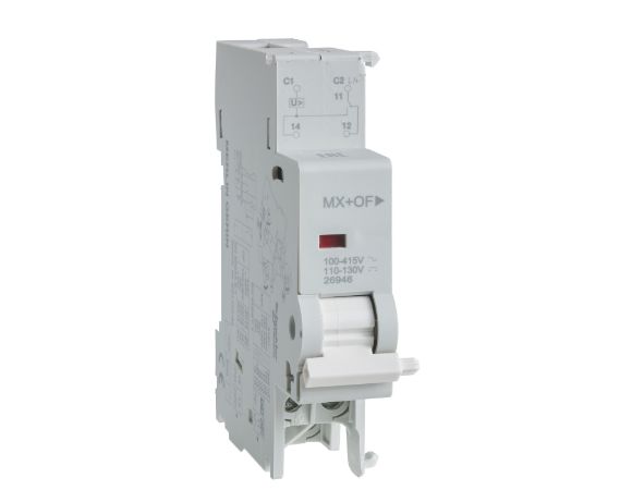 Schneider Electric 110V DIN Rail Shunt Trip for use with Multi 9 C60 C60BP Multi 9 C60 C60BPR, Multi 9 C60 C60SP, Multi