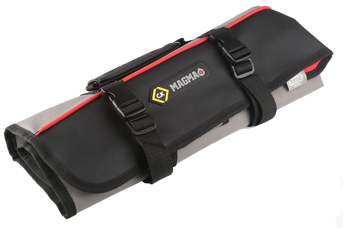 CK Black, Red, Grey Polyester Tool Roll, 480 mm x 150mm