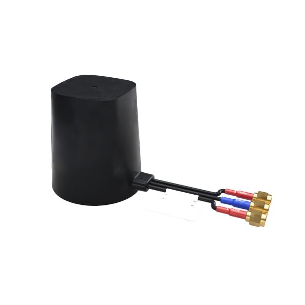 Taoglas MA343.A.LBI.001 Round Multi-Band Antenna with SMA Connector, 4G/5G