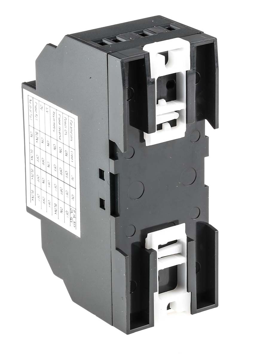 mac04d0100 GIC Monitoring Relay, 3 Phase, DPDT, DIN Rail, Base, 415V ac 28 V dc