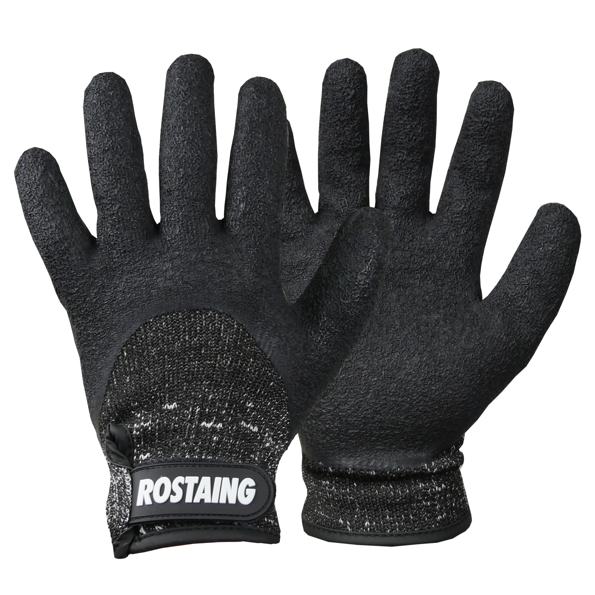 Rostaing MACPRO Black HPPE, Polyamide Work Gloves, Size 10, Latex Coating
