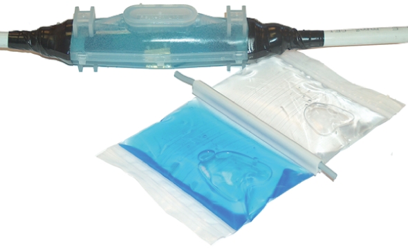 Raytech Cable Joint Kit Straight Sealing Tape, Enclosure With Phase Separator, Cable Ties, Instructions, Polymeric Resin