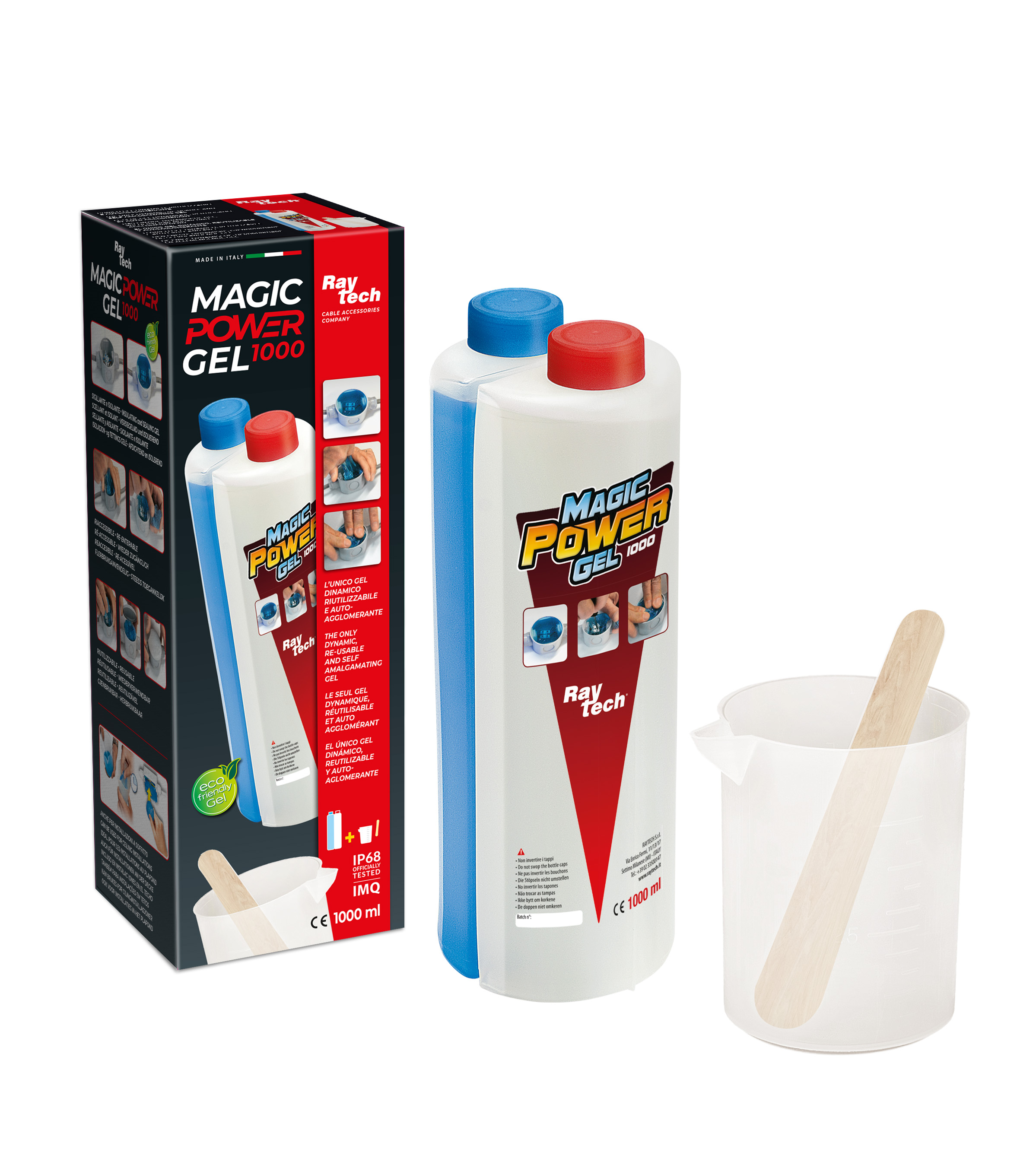 Raytech Magic Power Gel Blue Fluid, 1000 ml