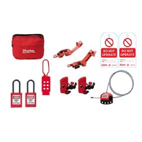 Master Lock Red Lockout Kit Nylon Lockout Kit
