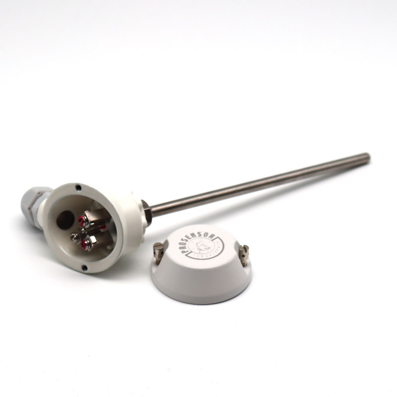 malc63001 Prosensor PT100 Temperature Sensor 6 mm Dia, 300 mm Long, 3 Wire, Class A 250 °C Max