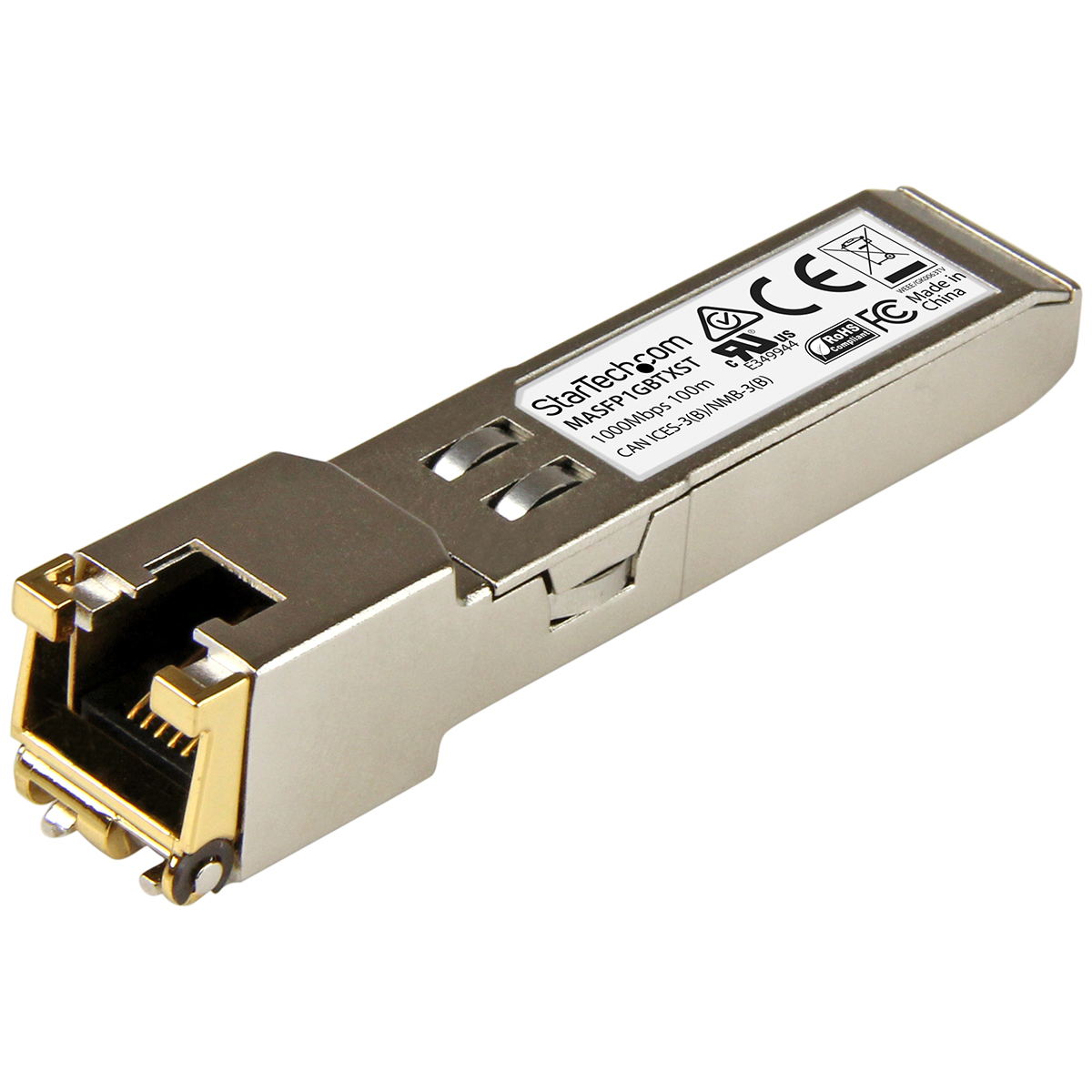 StarTech.com RJ45  Single Mode  Transceiver Module, Full Duplex, 1000Mbps