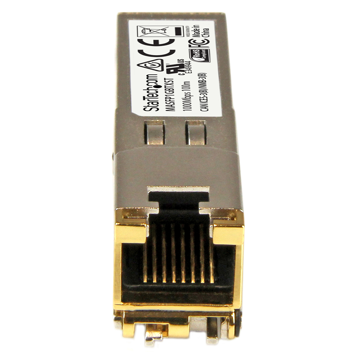 masfp1gbtxst StarTech.com RJ45  Single Mode  Transceiver Module, Full Duplex, 1000Mbps