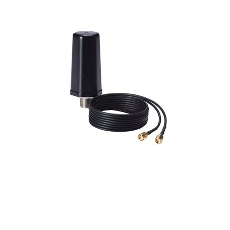 MOXA MAT-WDB-DA-RM-2-0203-1m I-Bar Multi-Band Antenna with RP-SMA Connector, MIMO 2x2