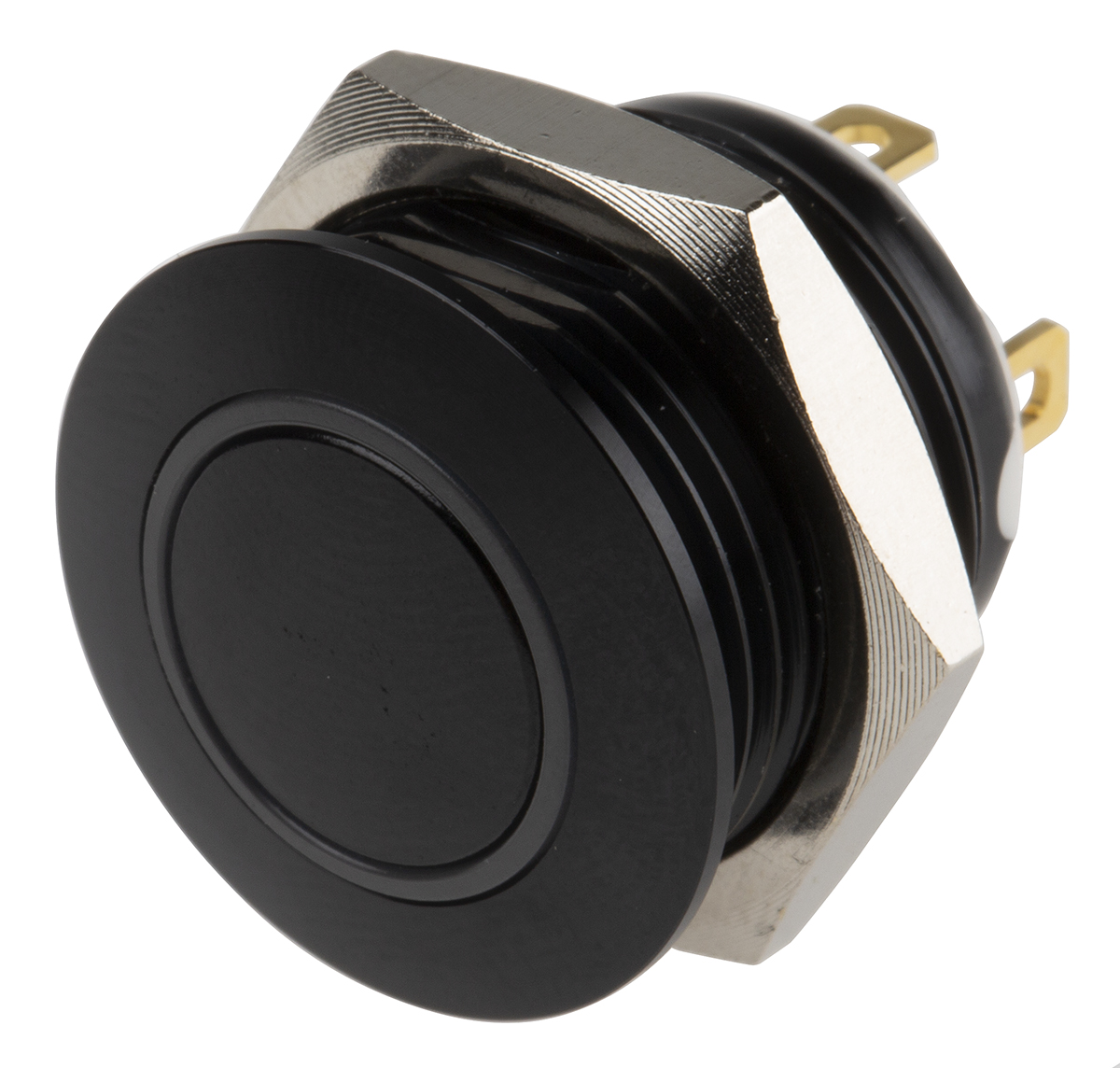 KNITTER-SWITCH MAV Series Illuminated Push Button Switch, Momentary, Panel, 16 mm Cutout, SPST, White LED, IP67, 36 V dc