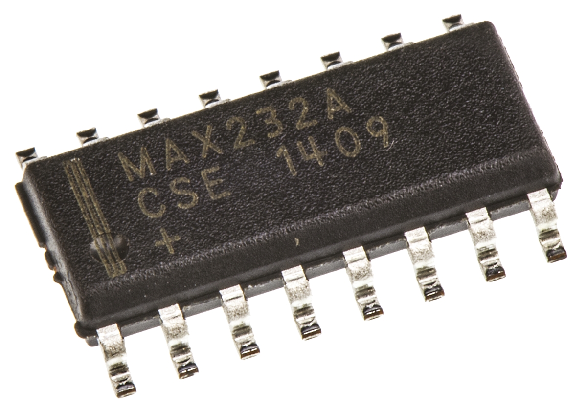 Maxim Integrated MAX232ACSE+ Line Transceiver, CMOS, Inverting, 16-Pin SOIC