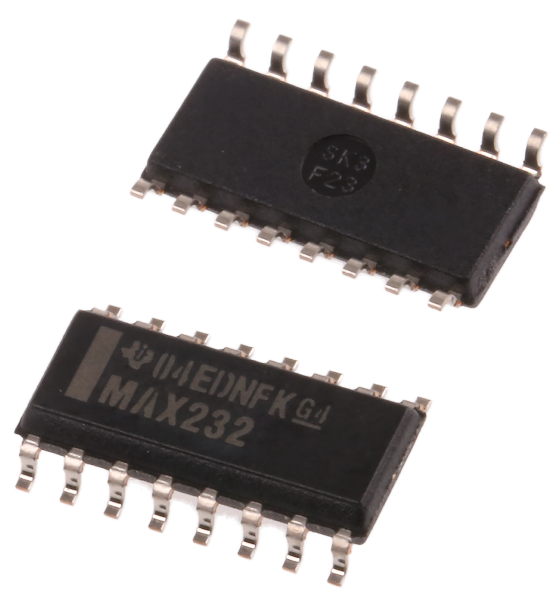 Texas Instruments MAX232DR 2-Channel Line Transceiver, CMOS, Inverting, 16-Pin SOIC