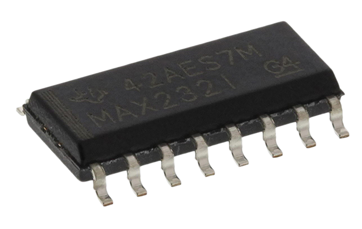 Texas Instruments MAX232ID 2-Channel Line Transceiver, CMOS, Inverting, 16-Pin SOIC