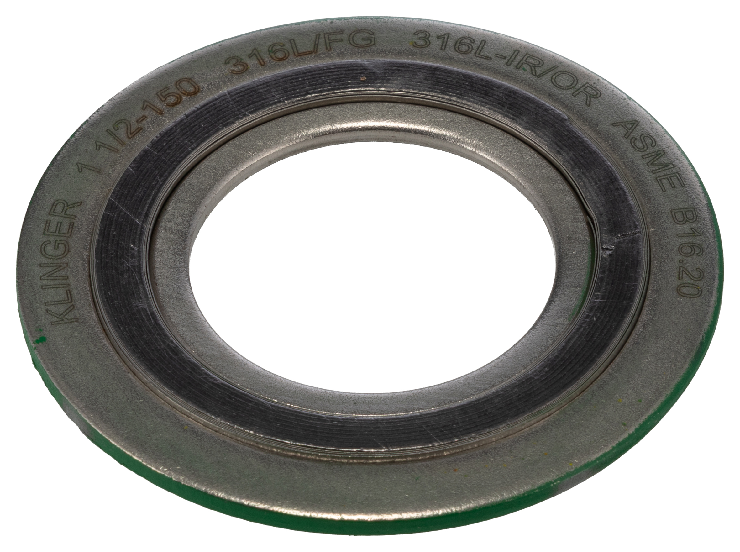 Klinger Stainless Steel Spiral Wound Gasket Gasket, 42.9 mm ID, 85.7 mm OD
