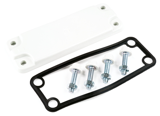 Fibox Polycarbonate Gland Plate for Use with EK Enclosure 49 mm x 141 mm x 49mm