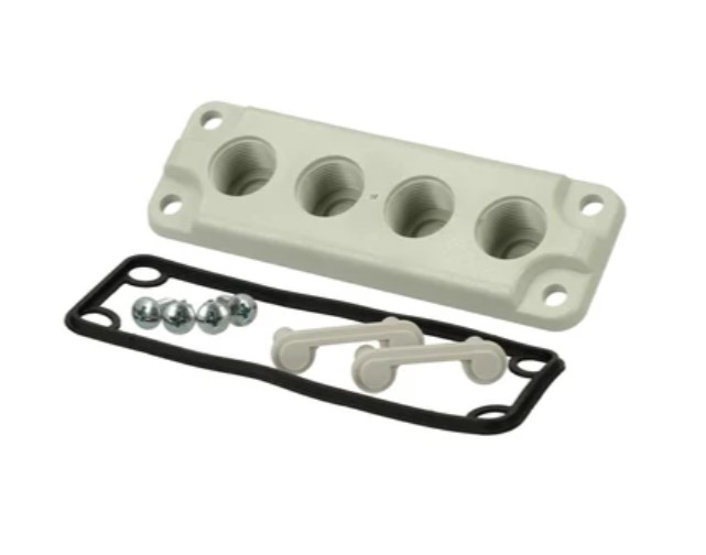 Fibox Structural System Cable Management, Polycarbonate 30 mm Internal Width 120 mm Internal Height, 137.5 mm L