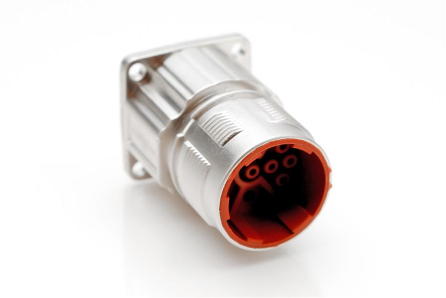 Amphenol Connector, 9 Contacts, Front, Plug, Male, IP67, MB2 Series