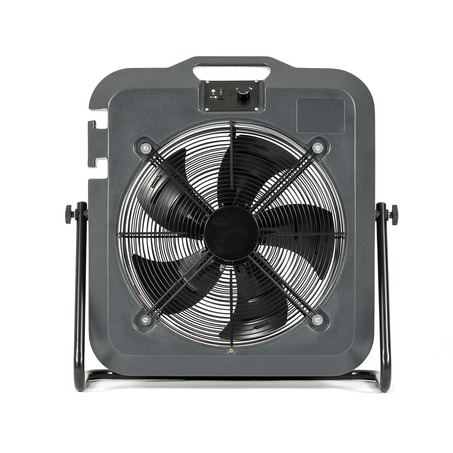 Broughton MB50 Floor Fan 6500 m³/h 500 mm blade diameter 3 speed 110V with plug: 110 V BS4343/IEC60309