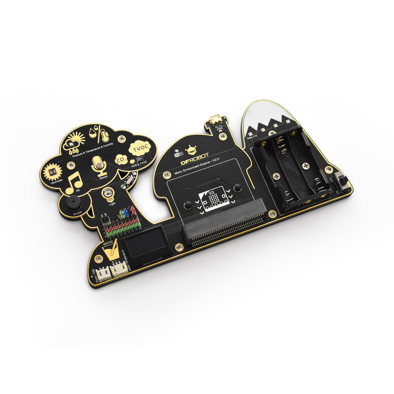 DFRobot MBT0034 BBC Micro:bit Add-on DFRobot Environment Science Expansion Board for Micro:bit V2.0