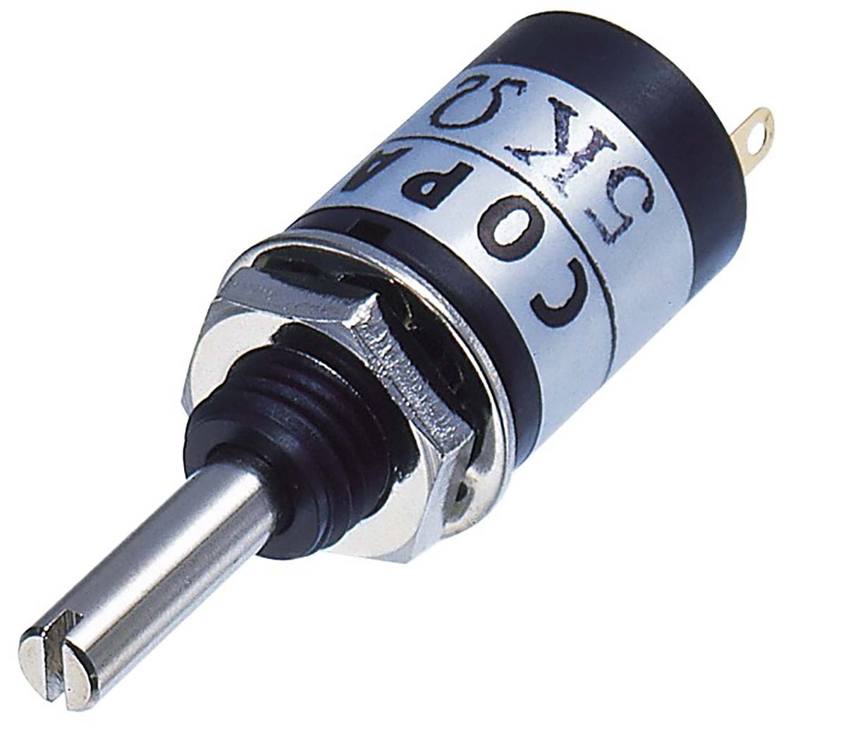 Nidec Components MC 10 kΩ Rotary Potentiometer 3-Turns 1-Gang Panel, MC1003-000-103