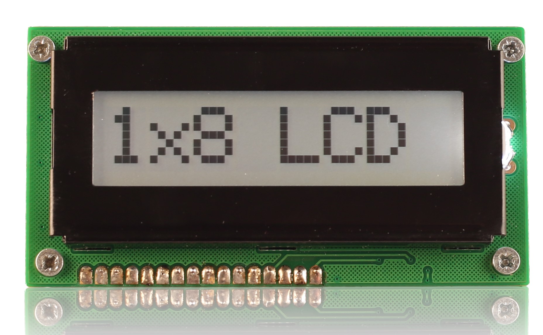 Midas MC10811A6W-FPTLW-V2 MC STN LCD LED LCD Module, White on Green, Yellow