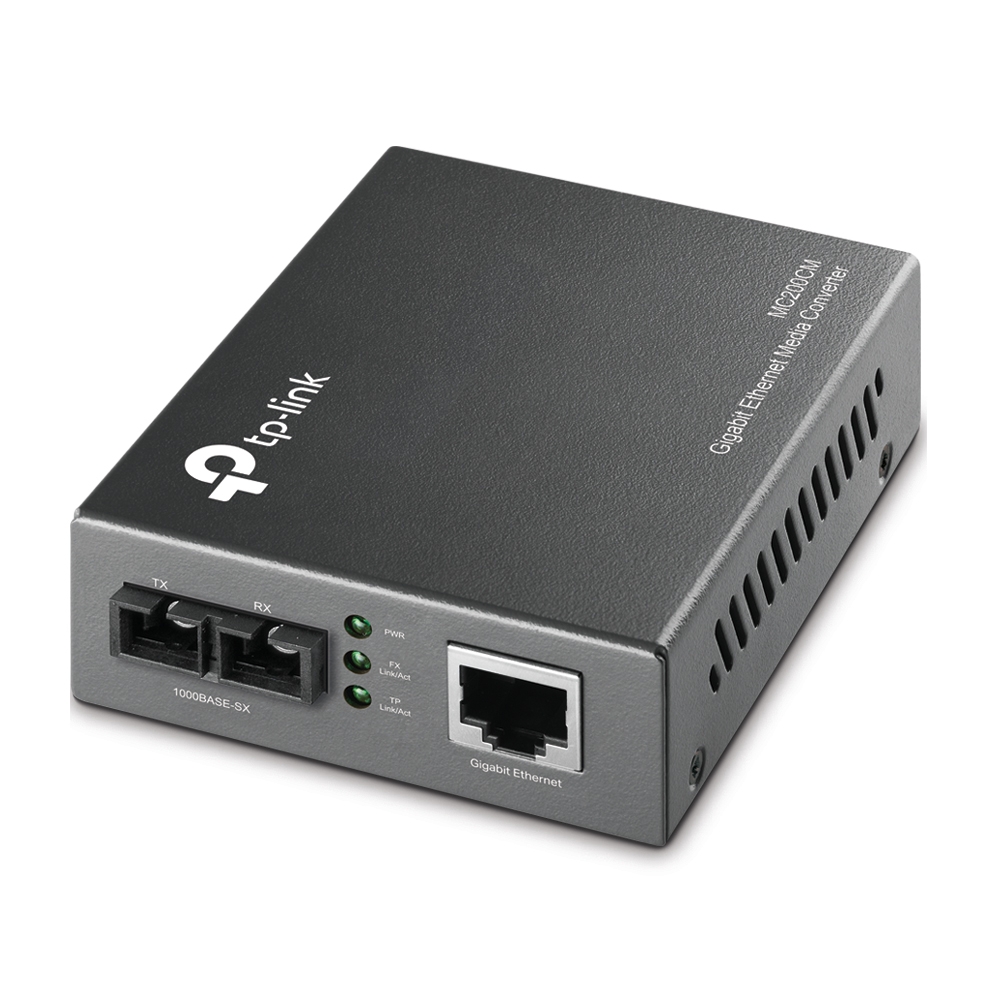 TP-Link RJ45 Ethernet Media Converter, Multimode, Half Duplex, Full Duplex 0.55 km
