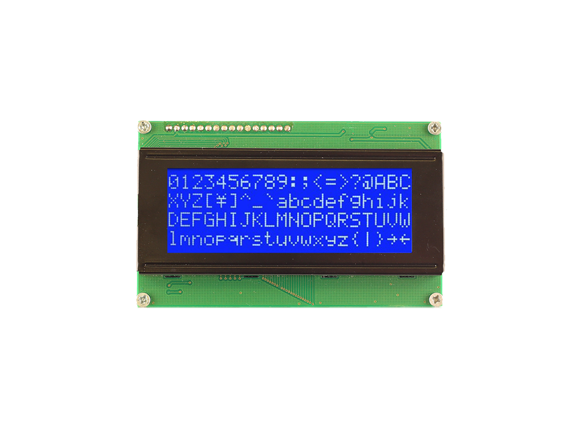 Midas MC42005A6W-BNMLW3.3-V2 LCD LED LCD Monochrome Display, White on White, 4 x 20