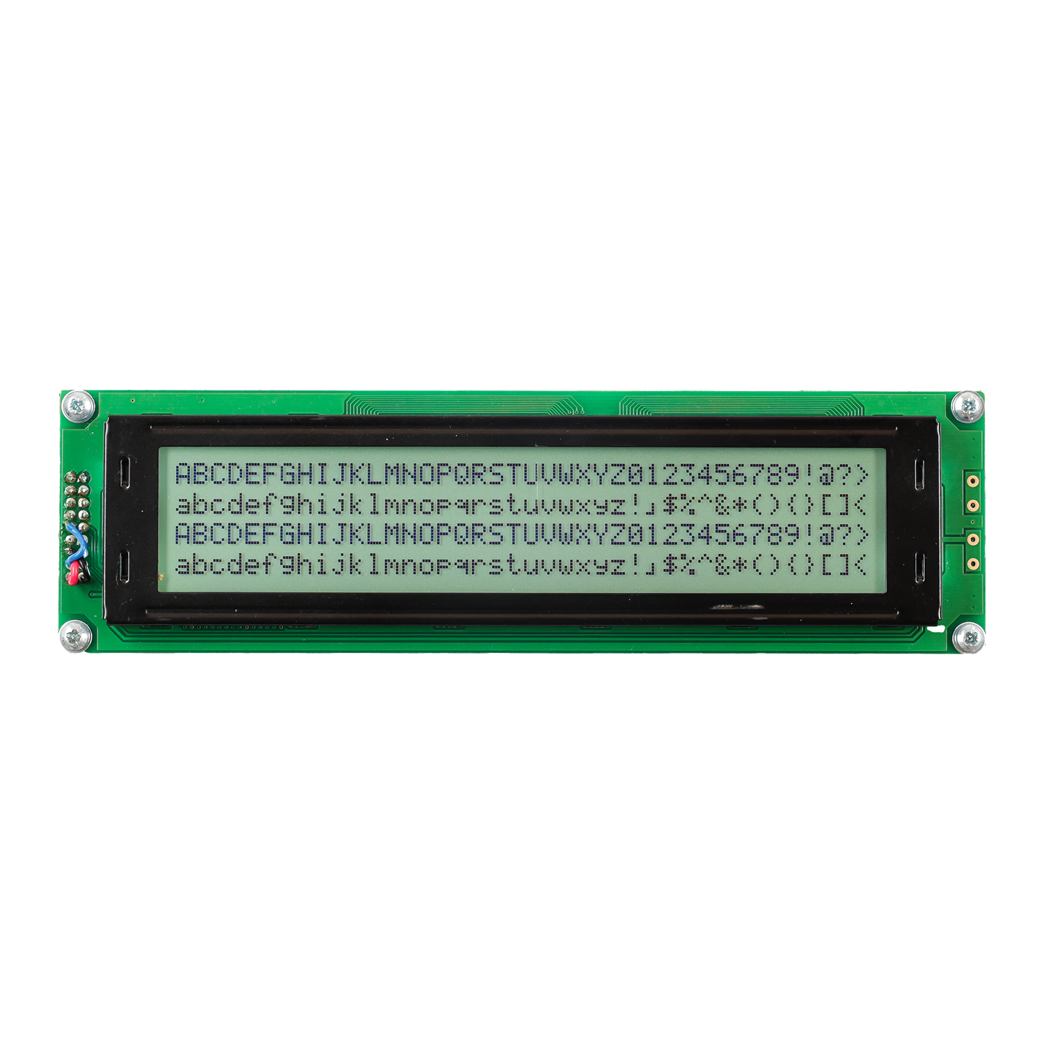 Midas MC44005A6W-FPTLWI-V3 MC STN LCD LED LCD Module, White on Green, Yellow