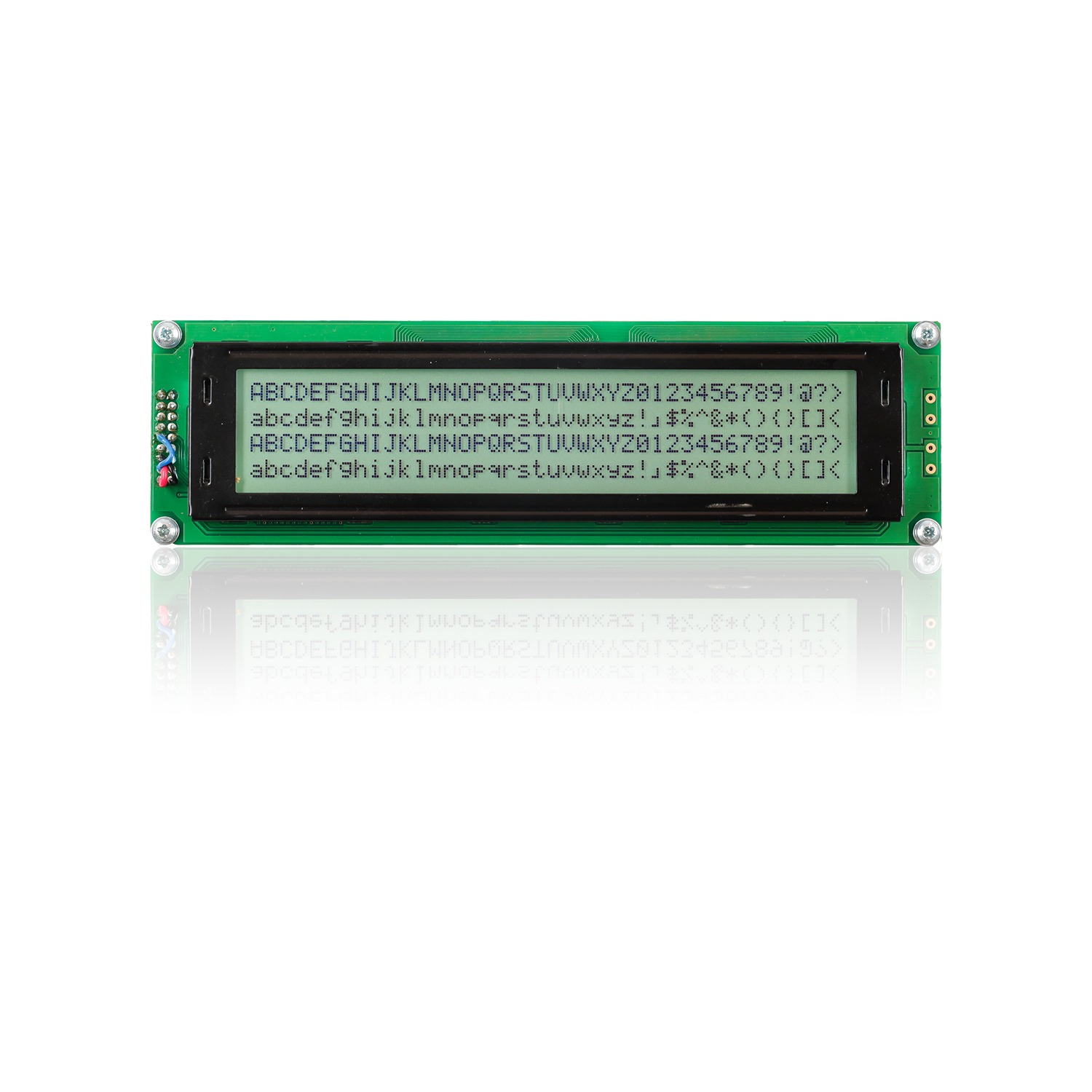 Midas MC44005A6W-FPTLWS-V2 MC STN LCD LED LCD Module, White on Green, Yellow