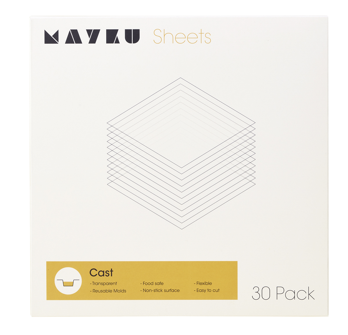 Mayku MCA180100AA Sheets 200 x 200 mm Forming Bed