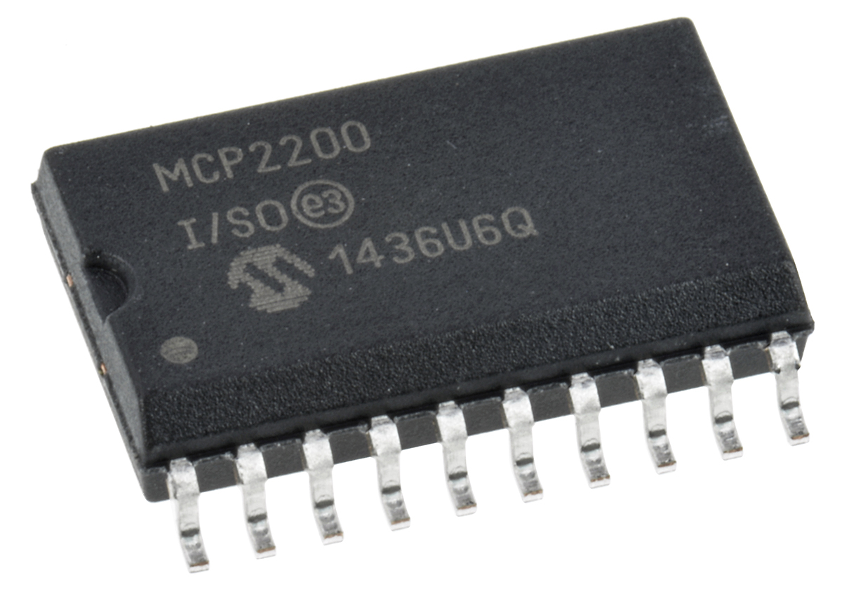 Microchip, Controller IC, 1-Channel 12 Mbps, 5.5V, USB 2.0, 5.5 V, 20-Pin SOIC