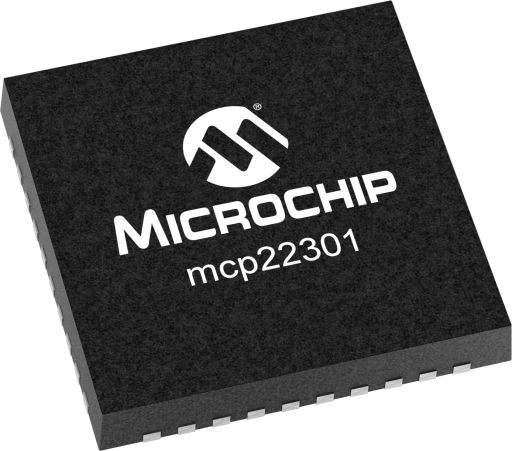 Microchip MCP22301-2I/KYX, USB Controller, 7.75V, USB Type C, 0 V, 40-Pin VQFN