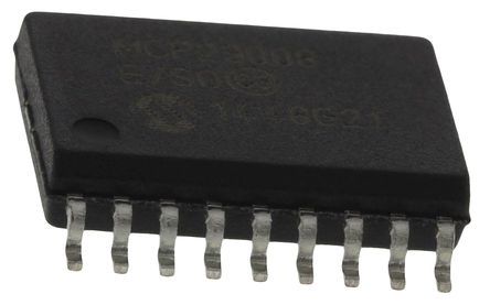 Microchip 8-Channel I/O Expander SOIC 18