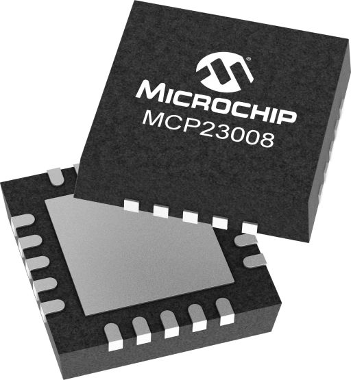Microchip I/O Expander Serial-SPI QFN 18, MCP23008T-E/ML