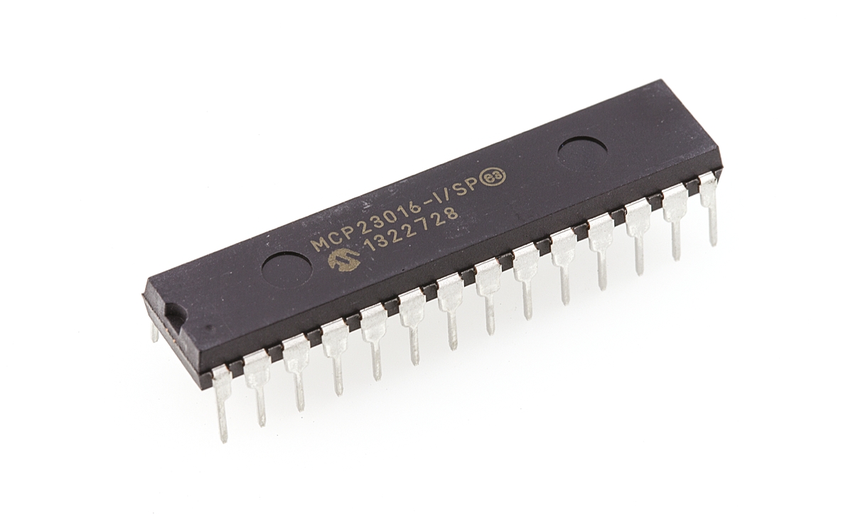 Microchip 16-Channel I/O Expander SPDIP 28, MCP23016-I/SP