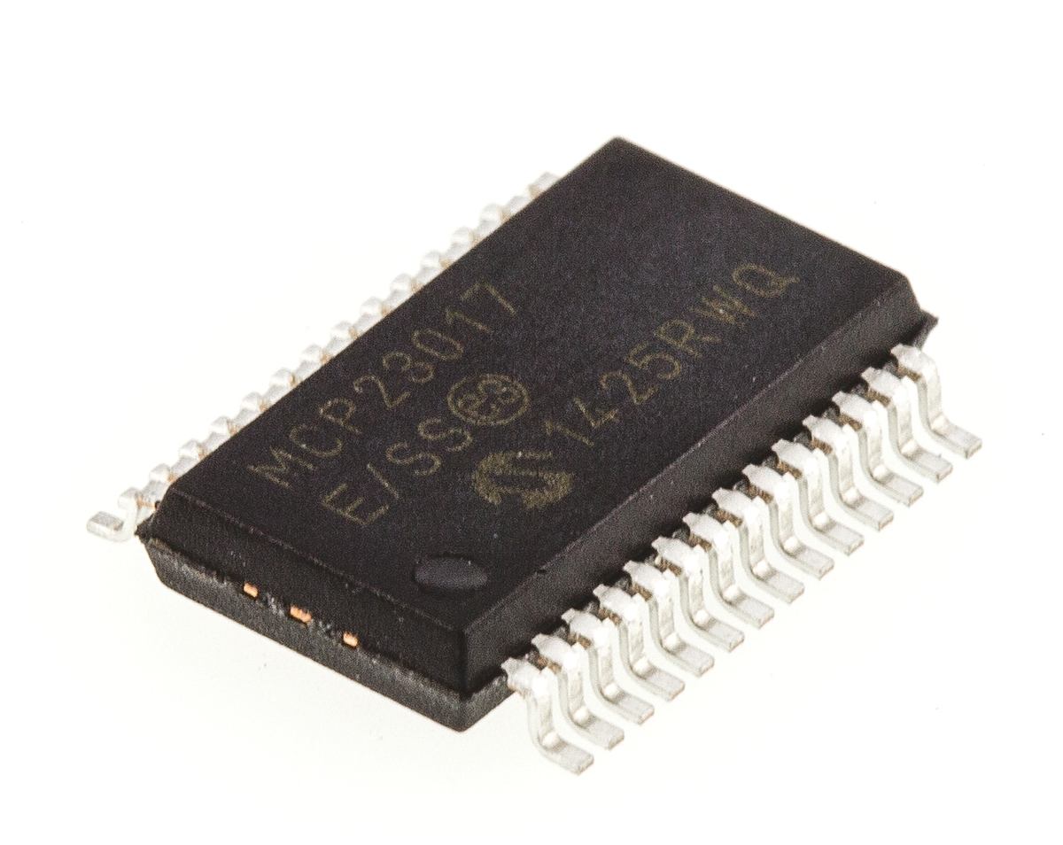 Microchip 16-Channel I/O Expander SSOP 28, MCP23017-E/SS
