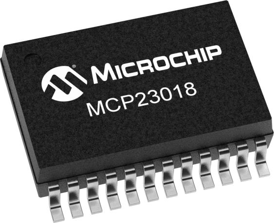 Microchip 16-Channel I/O Expander I2C SSOP 24, MCP23018T-E/SS