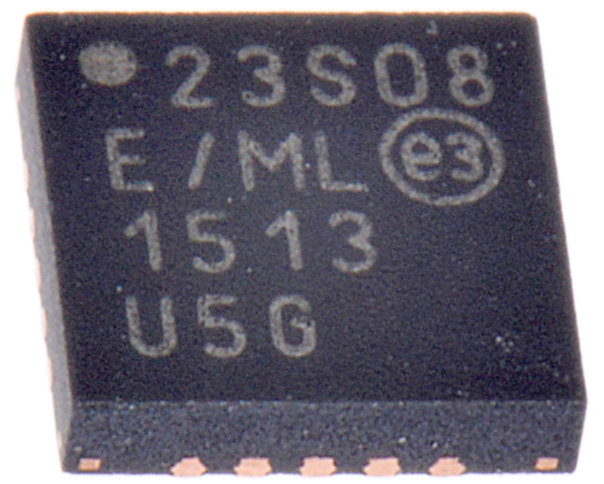 Microchip 8-Channel I/O Expander Serial-SPI QFN 20