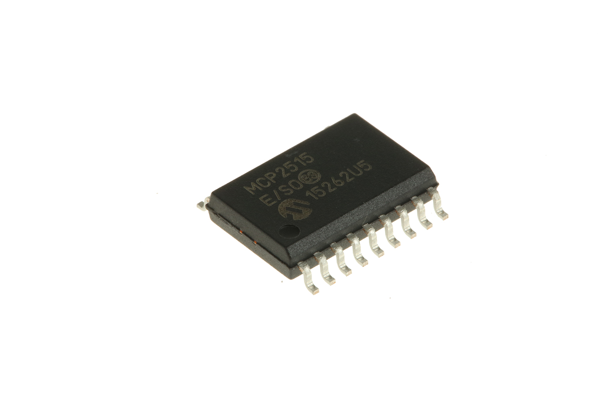 Microchip MCP2515-E/SO, CAN Controller 1 Mbps, 18-Pin SOIC