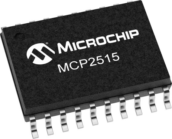 Microchip MCP2515T-E/ST, CAN Caps 1 Mbps, 20-Pin TSSOP