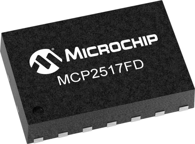 Microchip MCP2517FDT-H/JHA, CAN Caps 8 Mbps, 14-Pin VDFN