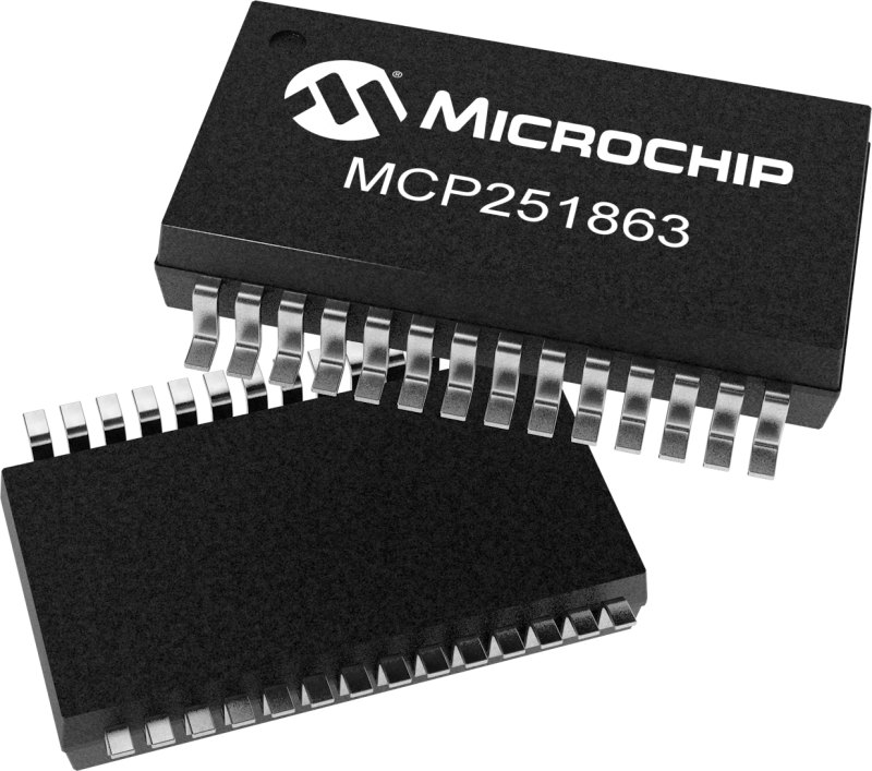 Microchip, CAN Transceiver 5 Mbps, 28-Pin SSOP-28