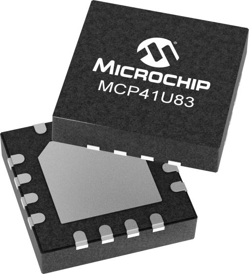 Microchip MCP41U83T-103E/7N Digital Potentiometer 1024-Position 10 kΩ Linear 1-Channel 16-Pin VQFN